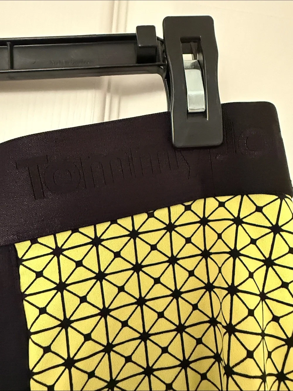 Tommy John 360 sport boxer briefs Geometric Yellow & Black Cycling Shorts